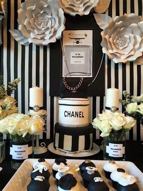 cheap chanel party decorations|Chanel themed party decor.